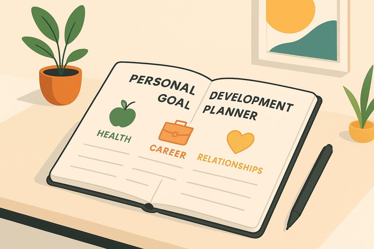Personal Development Goal Planner